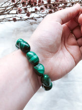 Load image into Gallery viewer, Malachite Chunky Bracelet
