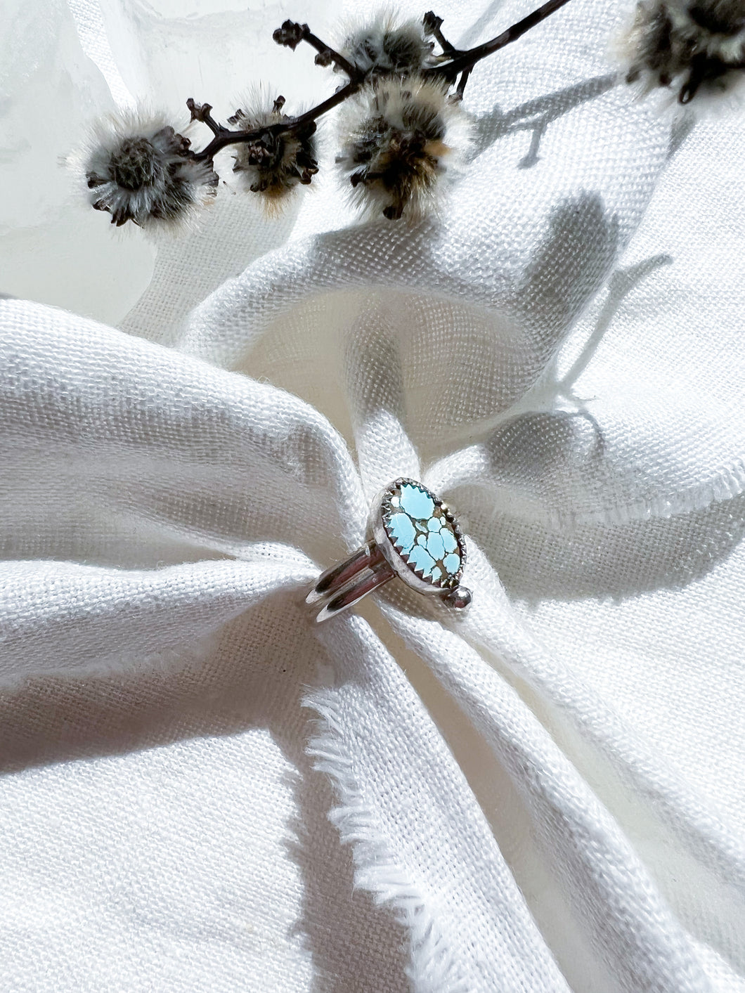 Gobi Lavender Turquoise Ring Size 8.5