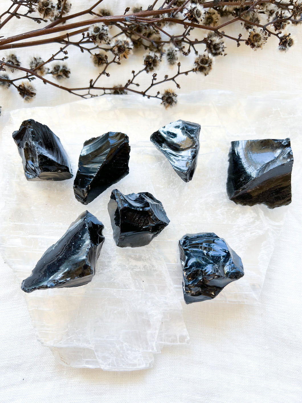 Black Obsidian Rough